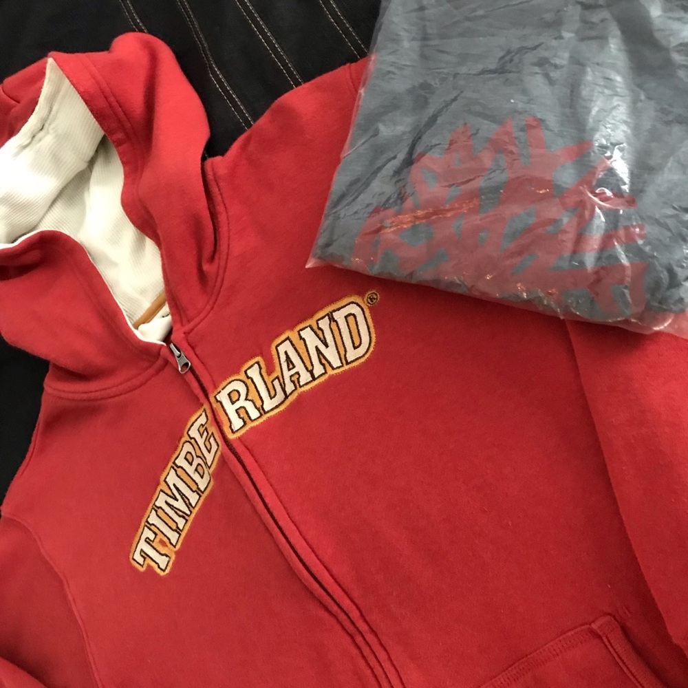 🚨TIMBERLAND🚨BNWT Youth(XL) Shirt & XL (Y)jacket